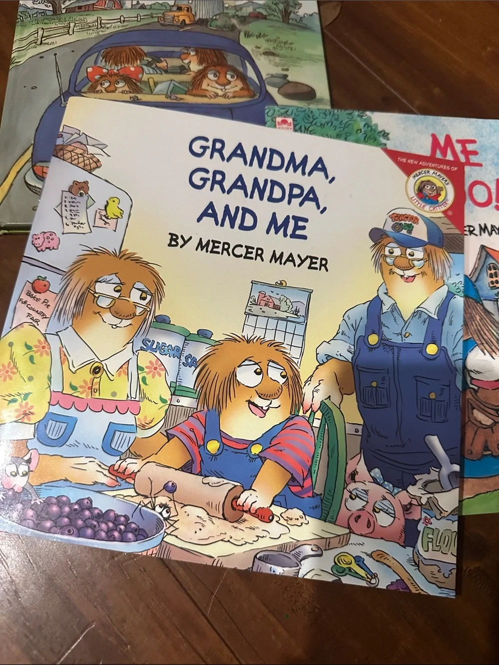 Mercer Mayer Vintage Book Lot 4 Little Critter Golden Shape Book 1982